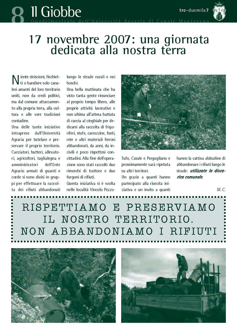 UNIVERSITÀ AGRARIA CANALE MONTERANO